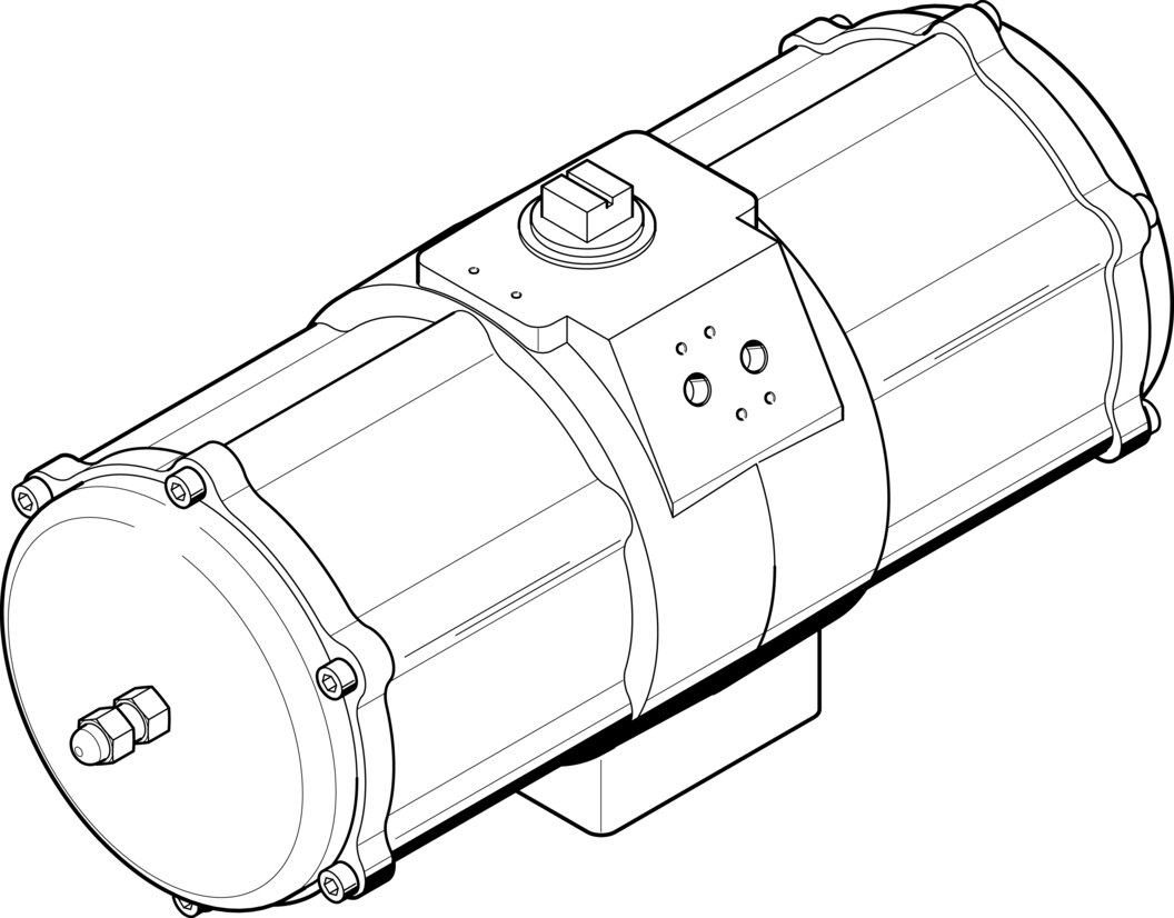 DAPS-3840-090-R-F16 Döner Silindir · çeyrek dönüşlü aktüatör
