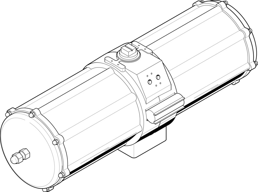 DAPS-2880-090-RS3-F16 Döner Silindir · çeyrek dönüşlü aktüatör