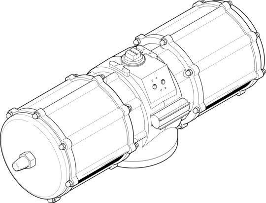 DAPS-4000-090-RS1-F25 Döner Silindir · çeyrek dönüşlü aktüatör