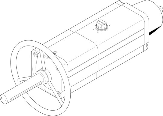 DAPS-0960-090-RS1-F1216-MW Döner Silindir · çeyrek dönüşlü aktüatör
